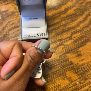 Stackable gold 10k ring